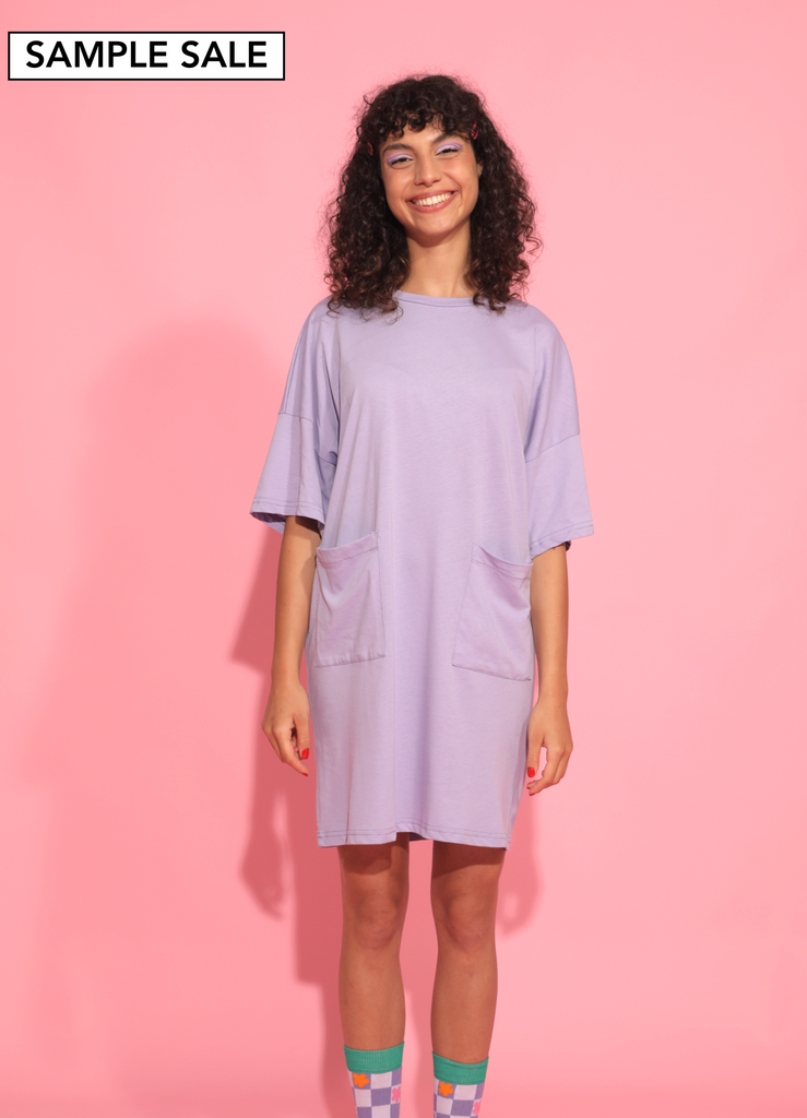 Easy Breezy Elbise Lila - Sample Sale